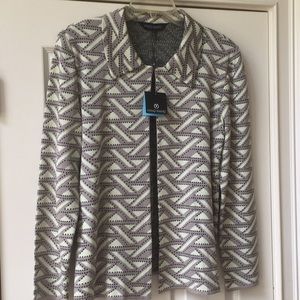 Ming Wang new/Tags acrylic jacket